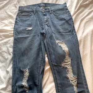 Skinny Ripped Boyfriend Jeans